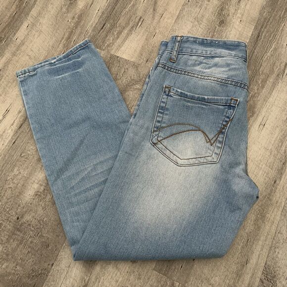 Carbon Jeans Relaxed Straight Freedom Flex Mens 28x30 Light Wash Blue Act 29x29 - Picture 6 of 7